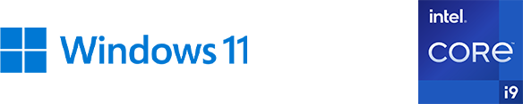 Windows 11 + Intel Core i9 logo