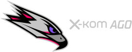 x-kom ago logo