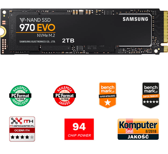 Dysk SSD 970 EVO NVMe M.2 2TB
