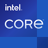 Niebieskie logo procesora Intel Core