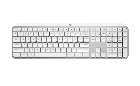 Logitech MX Keys S - klawiatura bezprzewodowa w kolorze jasnoszarym