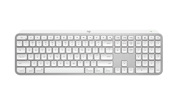 Logitech MX Keys S for Mac - klawiatura bezprzewodowa dla użytkowników Mac w kolorze jasnoszarym