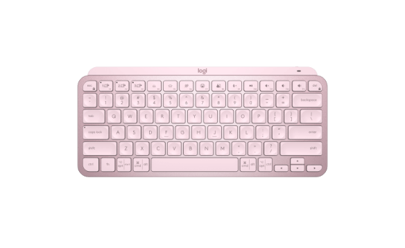 Logitech MX Keys Mini - kompaktowa klawiatura bezprzewodowa w kolorze różowym
