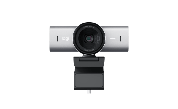 Logitech MX Brio 4K Ultra HD - kamera internetowa w kolorze jasnoszarym