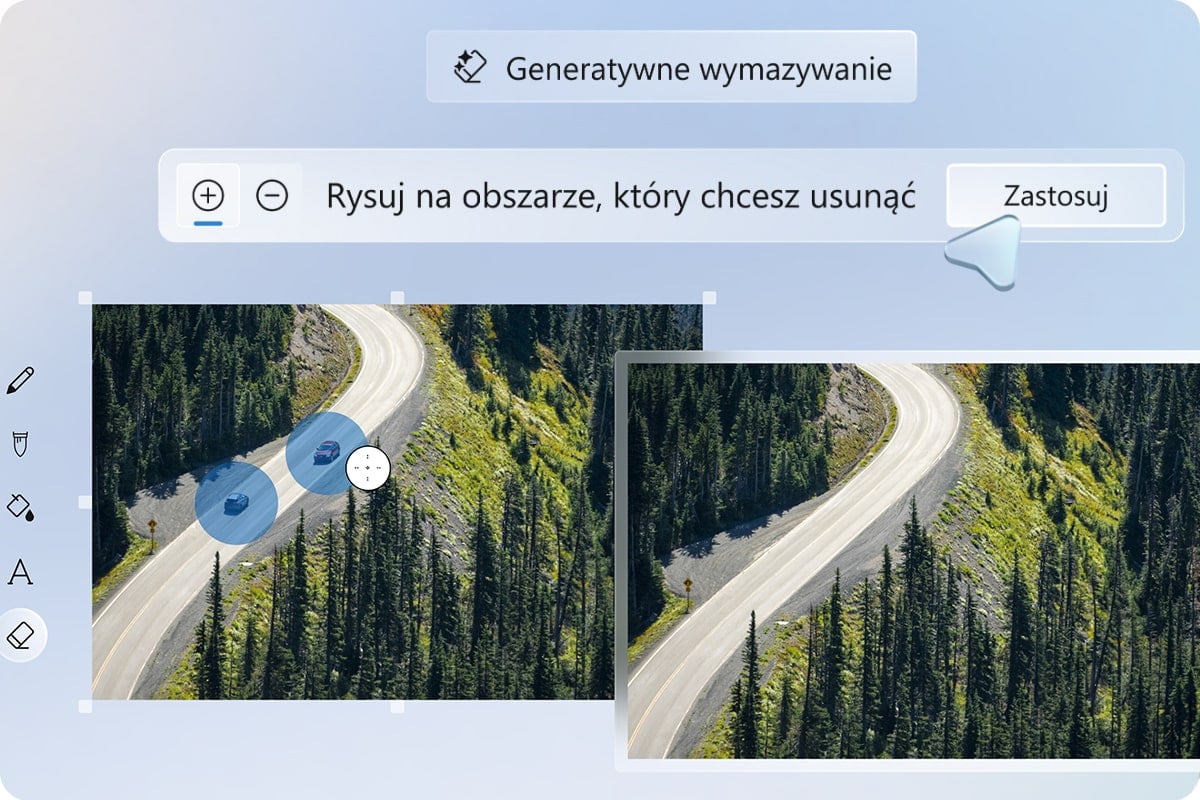Retuszuj i przekształcaj swoje obrazy
