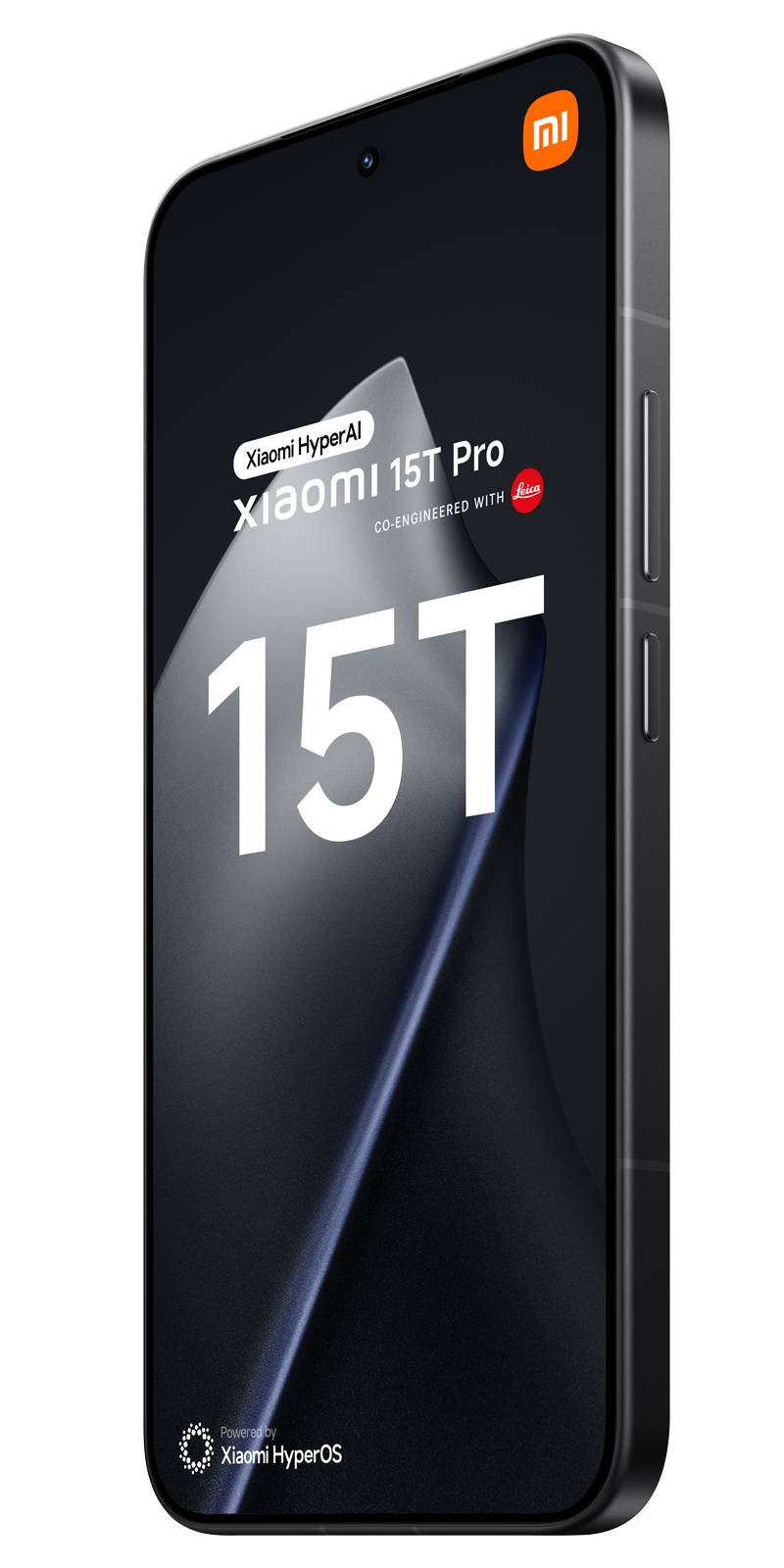 Smartfon Xiaomi 15T Pro w kolorze szarym