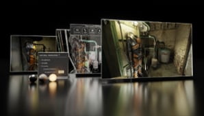 Interfejs NVIDIA RTX Remix z remasterowaną grą