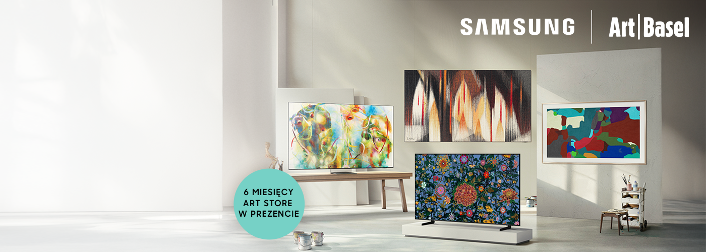 Promocja Samsung Art Store 2025 Kup wybrany telewizor dostępny w sklepach x-kom i odbierz dostęp do Art Store na 6 miesięcy