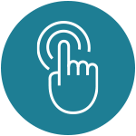 Ikona przectawiająca kliknięcie w baner