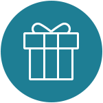 ikona przedstawiająca prezent