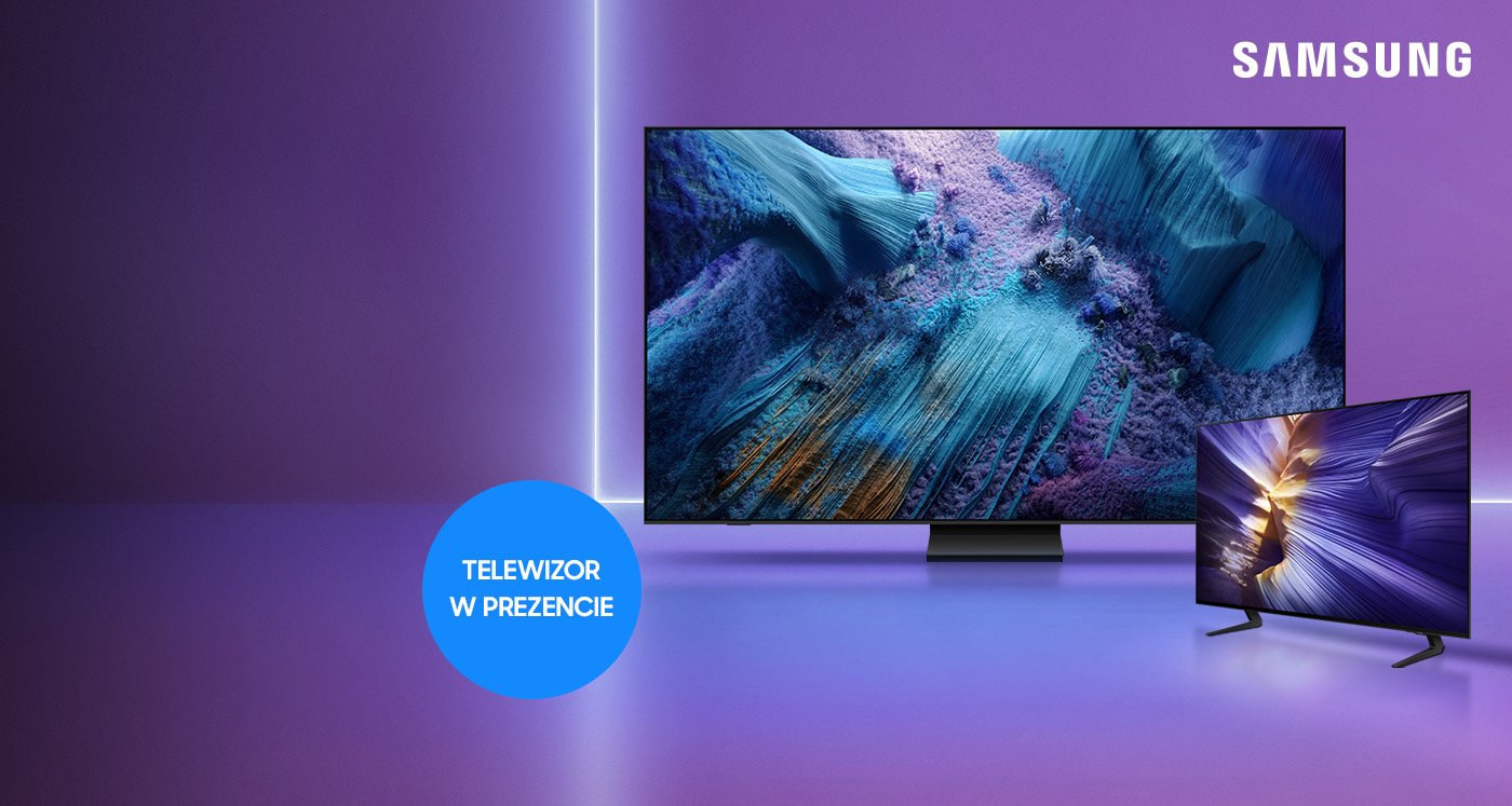 Kup telewizor objęty promocją, zostaw opinię i odbierz telewizor OLED S90F 42” w prezencie.