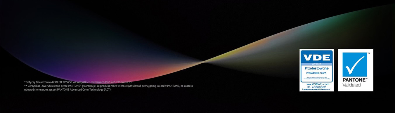 Telewizor Samsung OLED S95F Prawdziwa czerń