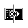 Ikonka Sync Technologies z napisem ON