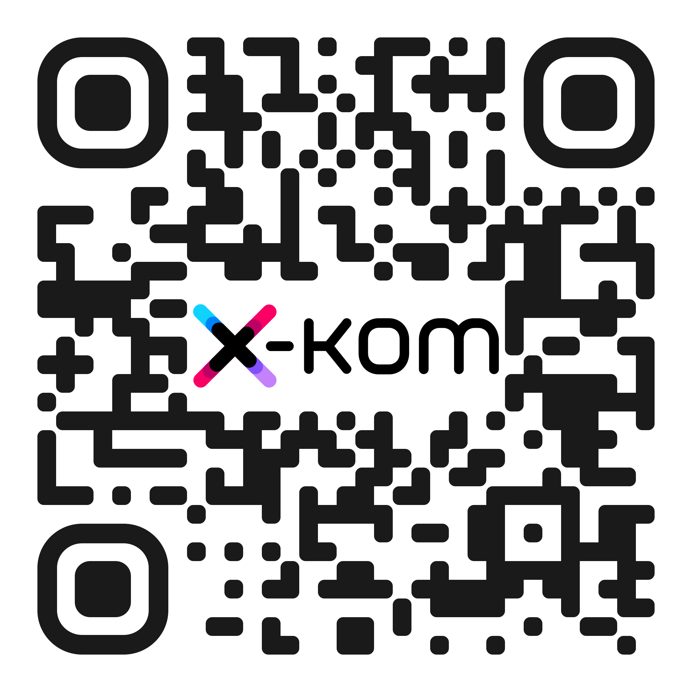 QR kod — pobierz aplikację x-kom