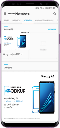 Naciśnij na baner promocyjny.