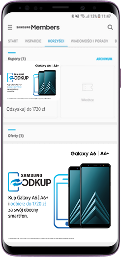 Naciśnij na baner promocyjny.
