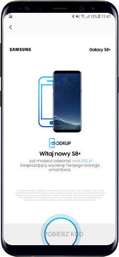 Pobierz kod, który zwiększy wycenę Twojego smartfona o 250 zł.